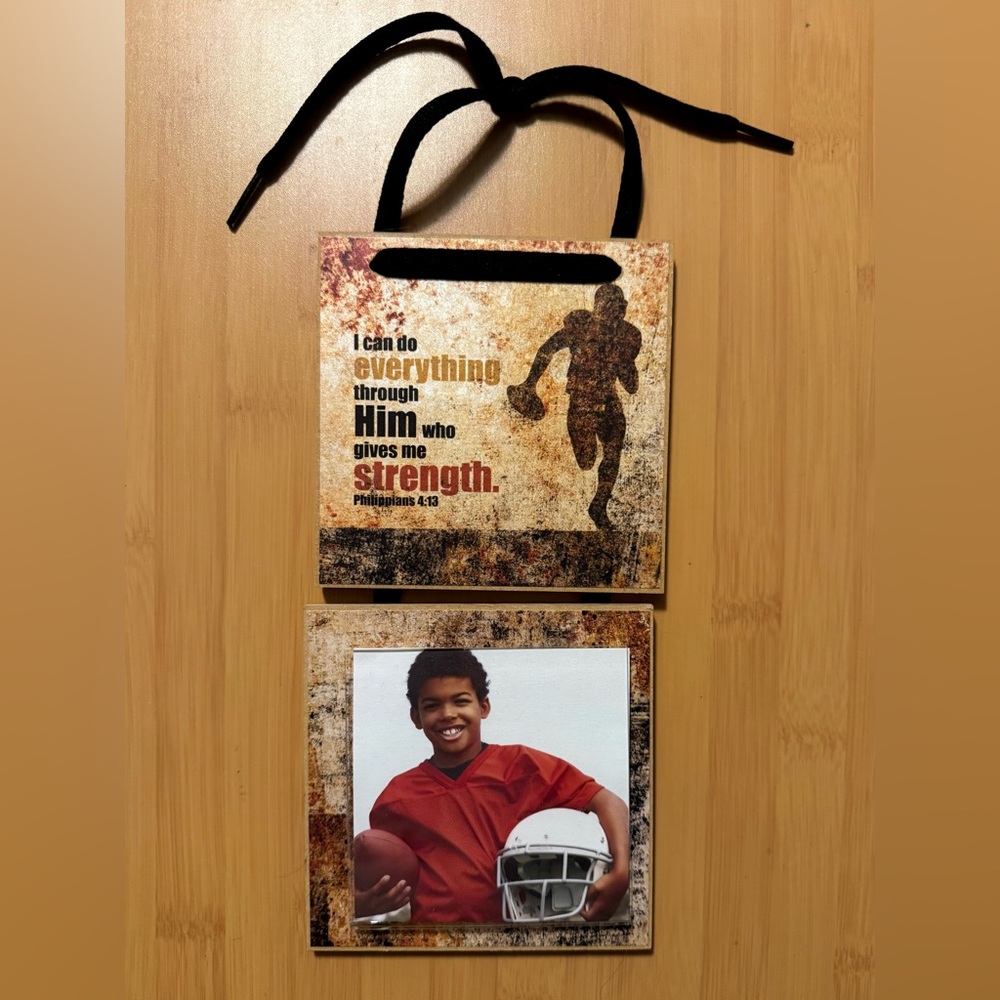Football Wall Hanging Picture Frame